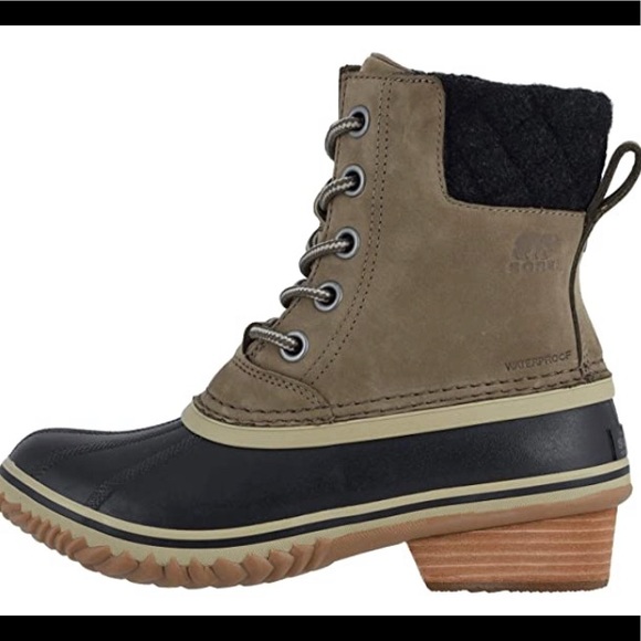 Sorel Slimpack II Lace Winter Brown Boot - Picture 2 of 9